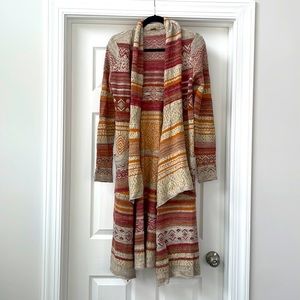 Free people sweater duster